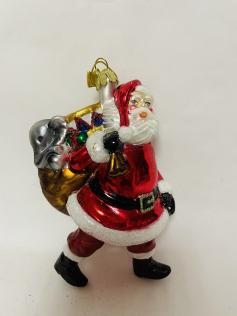 DECORAZIONE VETRO_BABBO NATALE CON SACCO DONI