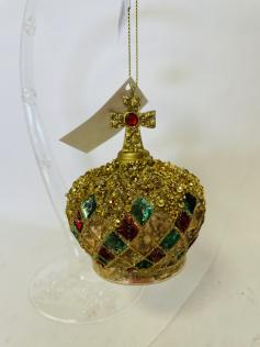 DECORAZIONE VETRO_CORONA CON CROCE