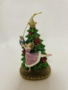 DECORAZIONE IN RESINA_CLARA CON ALBERO