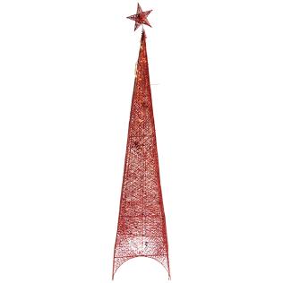 ALBERO ROSSO LUMINOSO