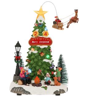 ALBERO CON SLITTA IN MOVIMENTO