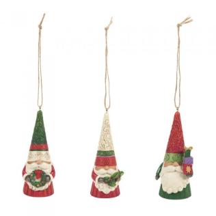 "SET OF 3 MINI CHRISTMAS GNOMES"_ JIM SHORE