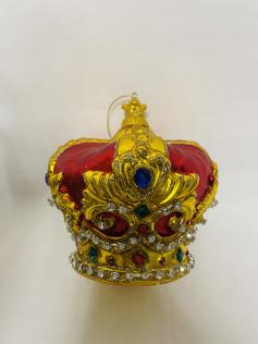 DECORAZIONE PER ALBERO CORONA ROSSA