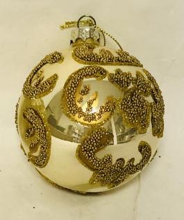 Sfera con decorazioni oro