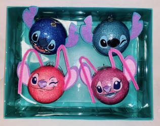 Pack 4 balls Lillo and Stich