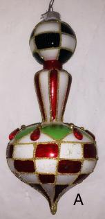 Stained glass and glitter pendant