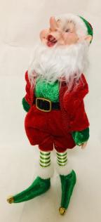 Singing Elf figurine for hanging