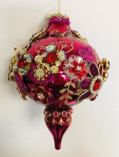 Pendaglio in vetro ornamentale