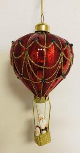 Pendaglio Mongolfiera in vetro