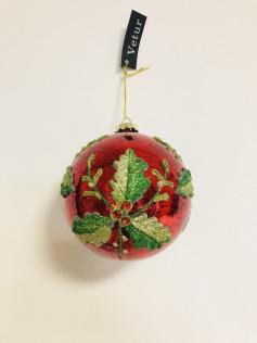 Sfera in vetro con Agrifoglio