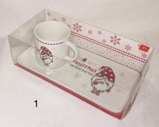 Set tazza da caffè con piattino