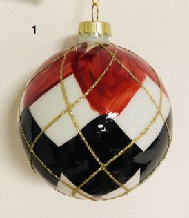 Sfera di Natale in vetro Wonderland