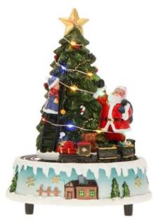 Christmas Tree Whit train Animated