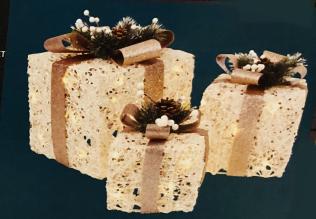 OFFERTA Set 3 Led Gift Box