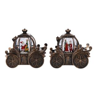 Set 2 Lanterne ad acqua carrozze
