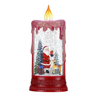 Candle Santa water spinning
