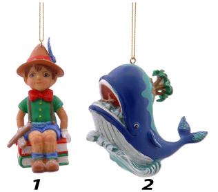 PENDAGLI PINOCCHIO E BALENA