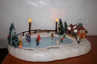 winter wonderland skating pond