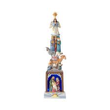 Nativit&agrave; Lighted Stacked Nativity