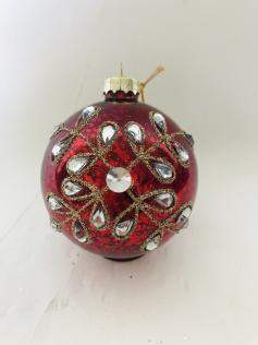 Pallina in vetro con glitter