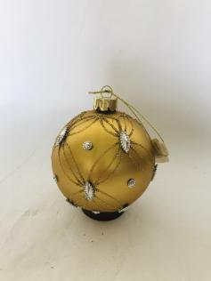 Pallina vetro oro 