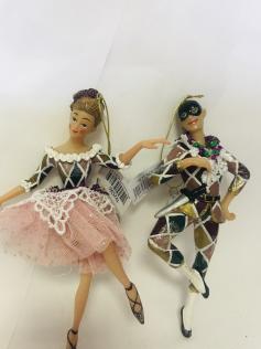Decorazioni Arlecchino e Colombina