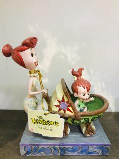 Statuina Jim Shore_ THE FLINTSTONES "Bedrock Buggy"