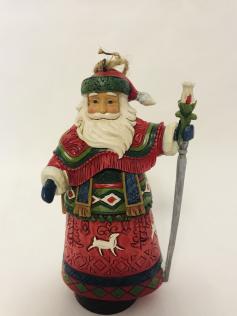 Babbo Natale Jim Shore " Lapland Santa With Staff"