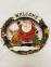 GHIRLANDA LEGNO BABBO NATALE CON LED