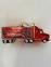 DECORAZIONE VETRO_ CAMION ROSSO "MERRY XMAS"