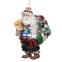 DECORAZIONE VETRO "BABBO NATALE ITALIANO"