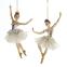 BALLERINE BIANCHE E ORO