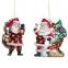 DECORAZIONE BABBO NATALE CON LANTERNA/SLITTA