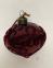 Red glass teardrop pendant