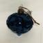 Blu glass teardrop pendant