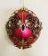 Sfera in vetro ornamentale