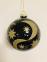 Sfera in vetro con luna e stelle