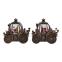 Set 2 Lanterne ad acqua carrozze