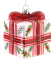 PENDAGLIO PACCO REGALO CON NASTRO