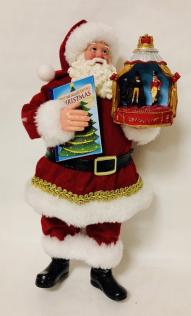 Santa Claus puppet with puppet theater