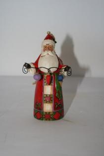 Ornamento da appendere - Babbo Natale con Ornamenti