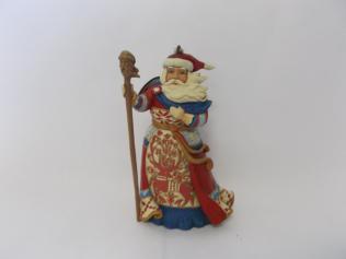 Jim Shore Santa Claus figurine with pendulum