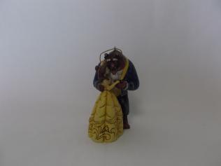 Figurine with Pendaglio The Beautiful and the Beast by Jim Shore