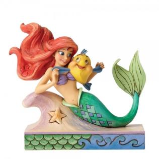 Ariel La Sirenetta e Flounder Disney Traditions 4054274
