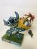 Stitch Running off with Easter Basket_ Figurine - foto 1